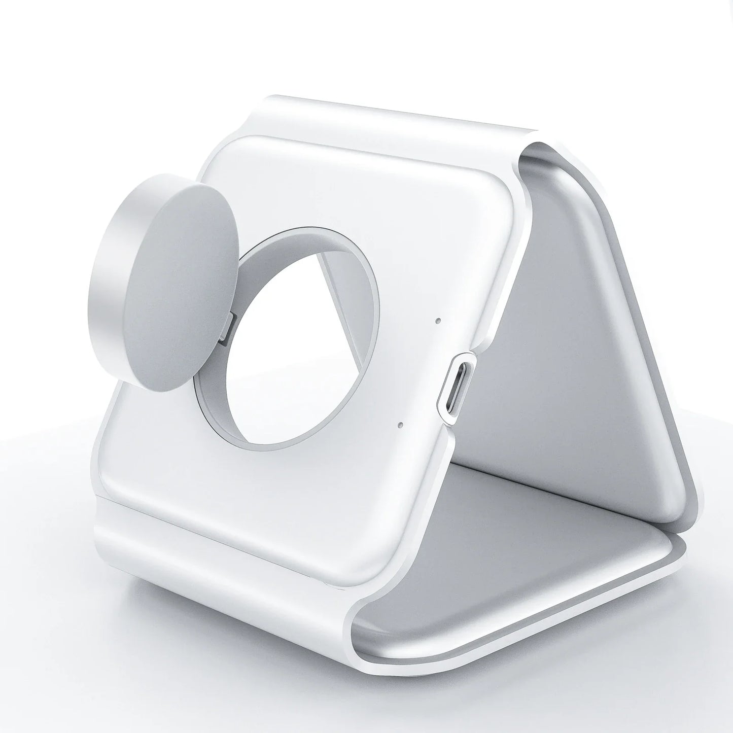 Chargeur  SANS FIL pliable 3 en 1 pour iPhone 13 12 Pro Max Mini watch 15W