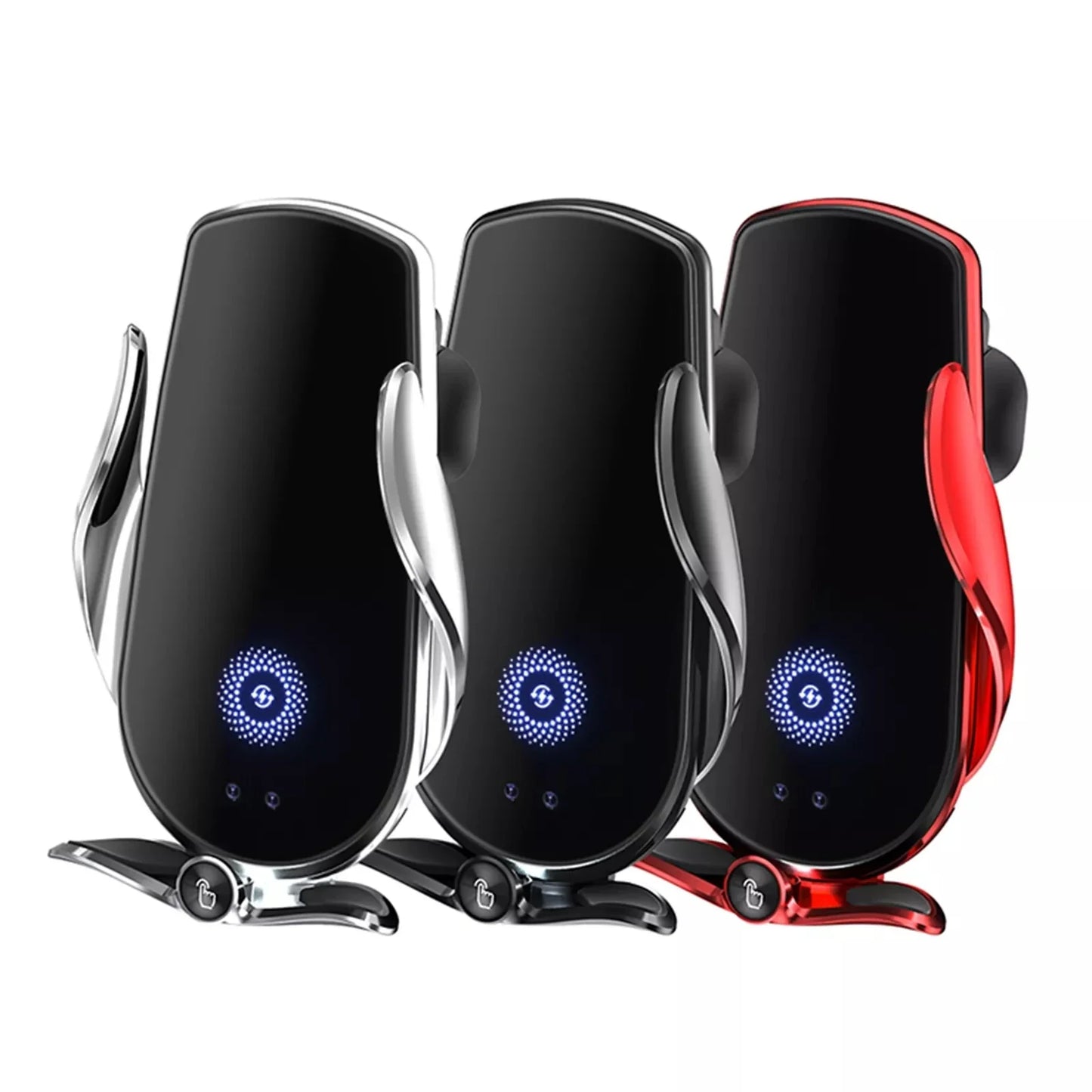 Support de téléphone de voiture à charge magnétique, chargeur RAPIDE sans fil 15W, support de fixation automatique pour téléphone.