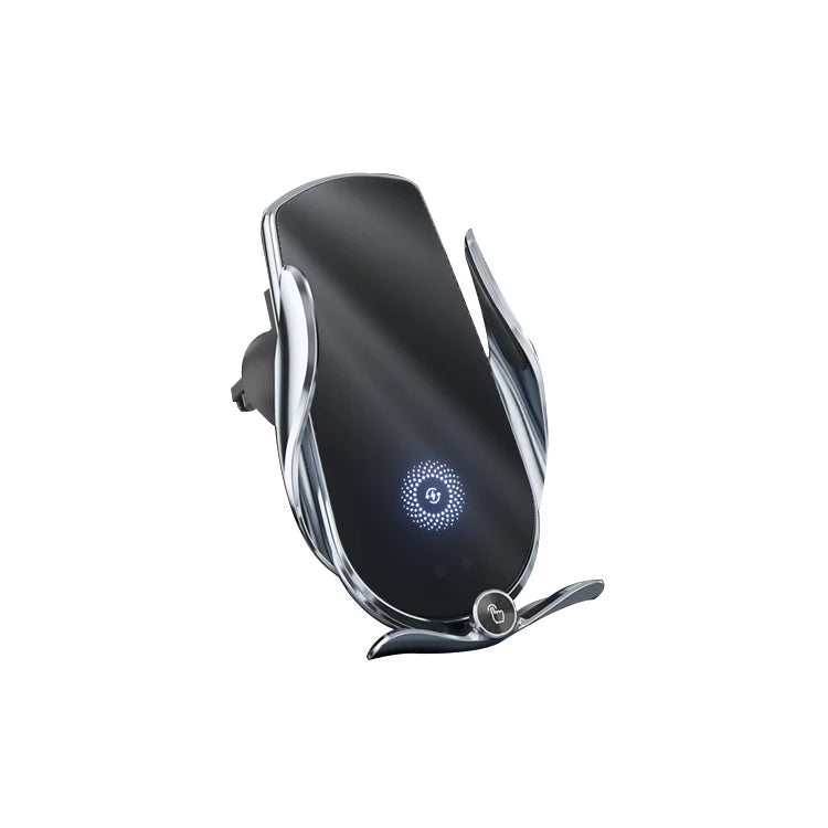 Support de téléphone de voiture à charge magnétique, chargeur RAPIDE sans fil 15W, support de fixation automatique pour téléphone.