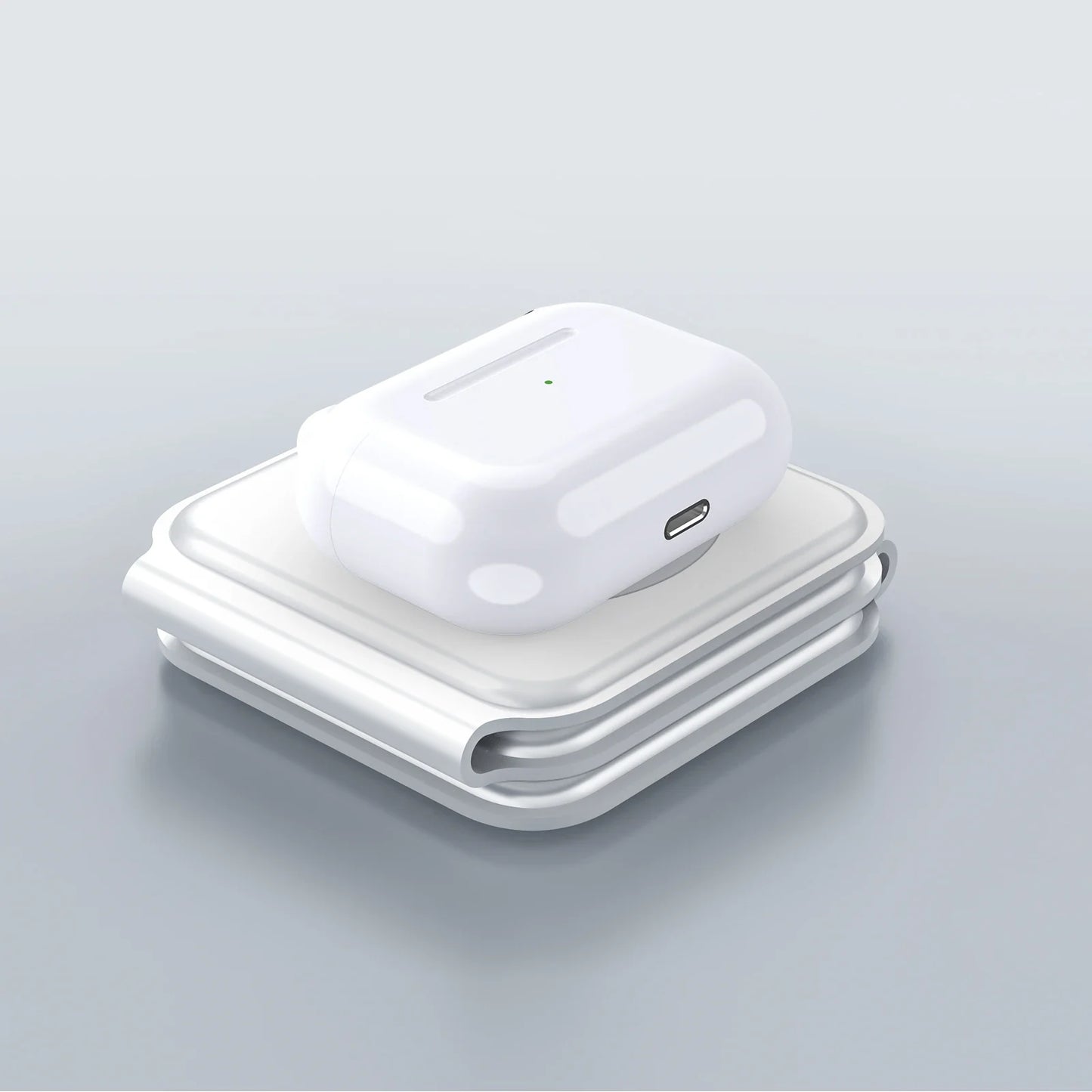 Chargeur  SANS FIL pliable 3 en 1 pour iPhone 13 12 Pro Max Mini watch 15W